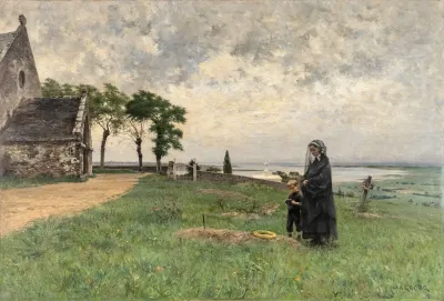 The Cemetery At Tourville