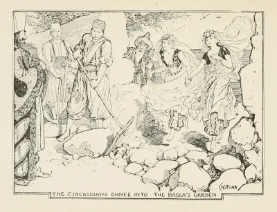 The Circassians Dance Into The Bassas Garden