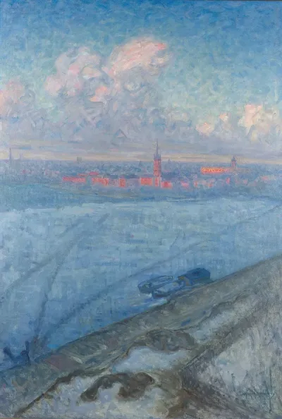 The City At Sunset