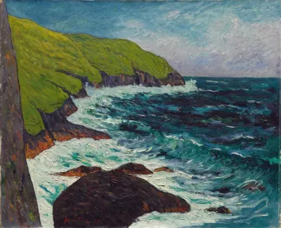 The Cliffs At Beg Ar Fry Saint Jean Du Doigt