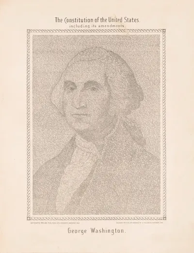 The Constitution Of The United States Including Its Amendments George Washington