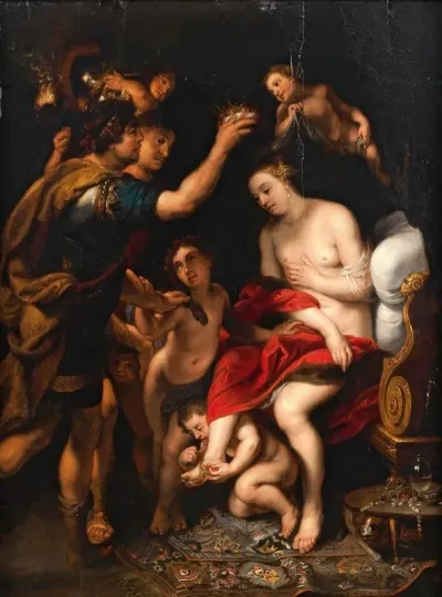 The Coronation Of Roxana By Alexander The Great