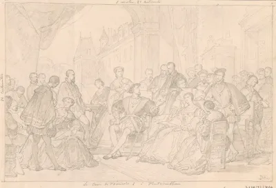 The Court Of Francis I Of France In Fontainebleau 3