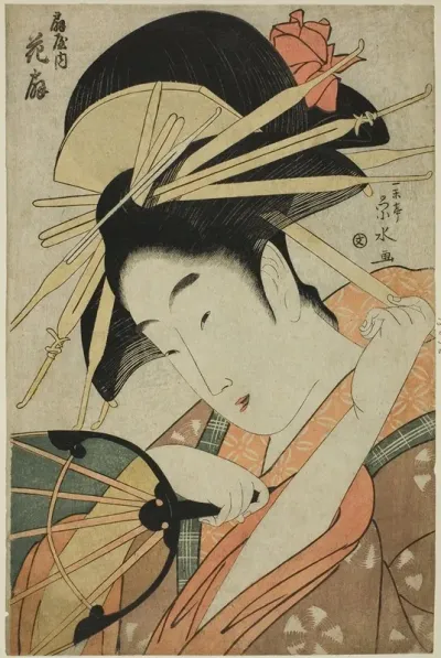 The Courtesan Hanaogi Of The Ogiya