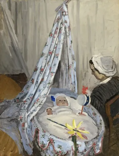 The Cradle Camille With The Artists Son Jean