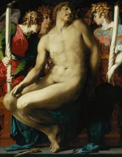 The Dead Christ With Angels 4
