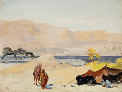 The Dead Sea From The Journey To Palestine
