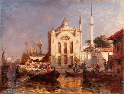The Dolmabahce Mosque Constantinople