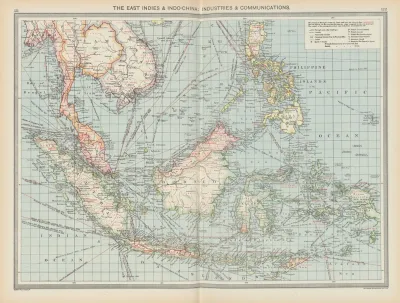 The East Indies And Indo China Industries And Communications
