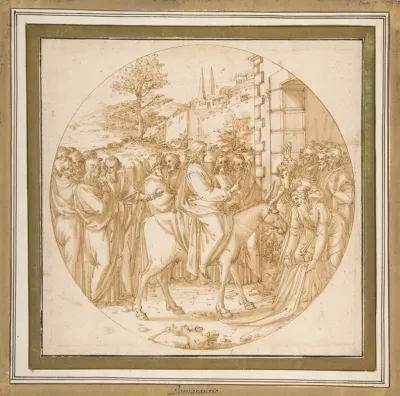 The Entrance Of Christ Into Jerusalem 2