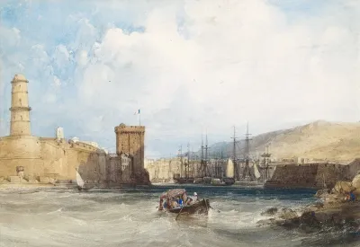 The Entrance To The Harbor Of Marseilles