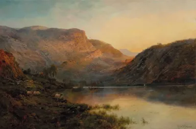 The Evening Glow Vale Of Eagle Loch Lomond
