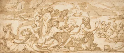 The First Fruits Of The Earth Offered To Saturn