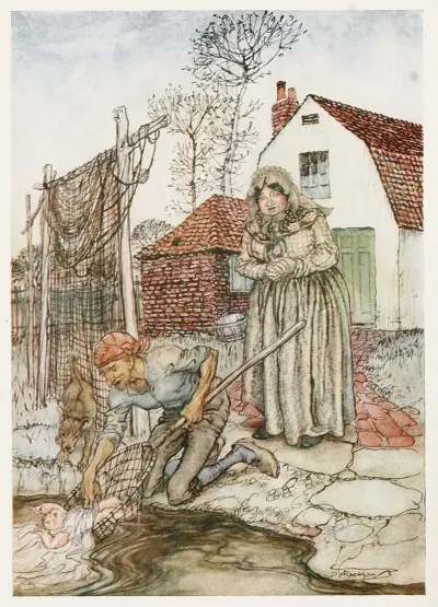The Fisherman And His Wife Had No Children And They Were Just Longing For A Baby