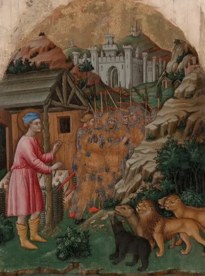 The Flight Of The Soldiers Sent To Capture Saint Mamas