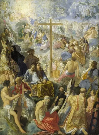 The Frankfurt Altarpiece Of The Exaltation Of The True Cross