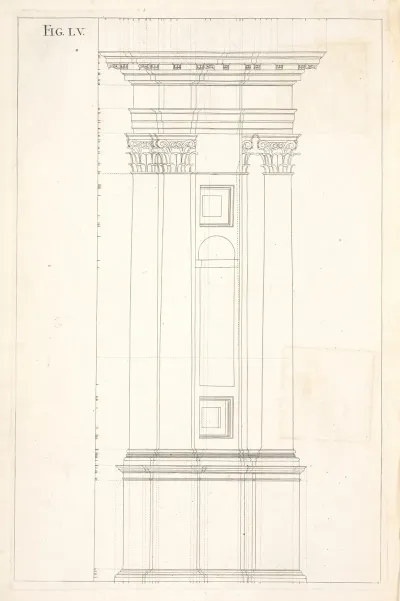 The Geometrical Elevation Of A Corinthian Work