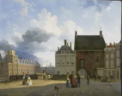 The Gevangenpoort And The Plaats The Hague
