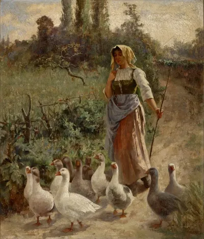 The Goose Girl Picardy France