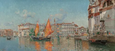 The Grand Canal From Santa Maria Della Salute Venice
