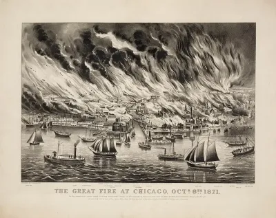 The Great Fire At Chicago Octr 8th 1871