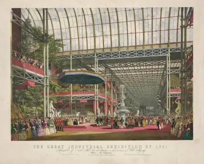 The Great Industrial Exhibition Of 1851 The Inauguration