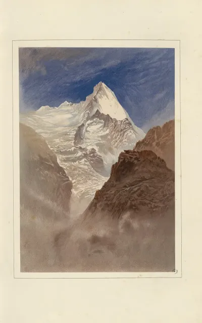 The Grivola From Near The Col Darboli