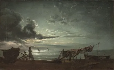 The Gulf Of Naples Moonlight