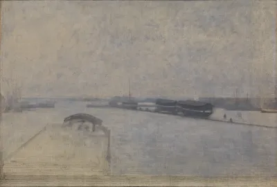 The Harbour Of Copenhagen Seen From Kvaesthusgade
