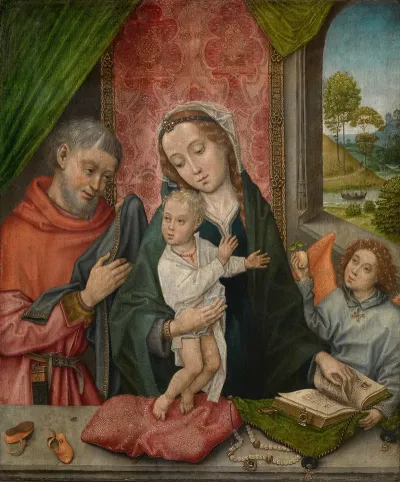 The Holy Family With An Angel
