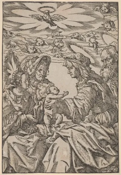 The Holy Family With Saint Anne And Saint Joachim