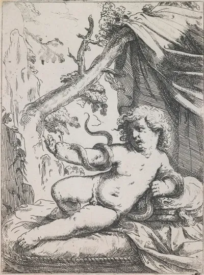 The Infant Hercules In His Cradle