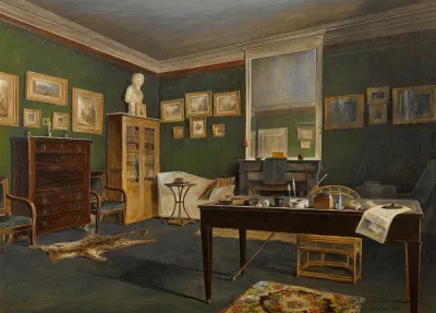The Interior Of An Artists Studio