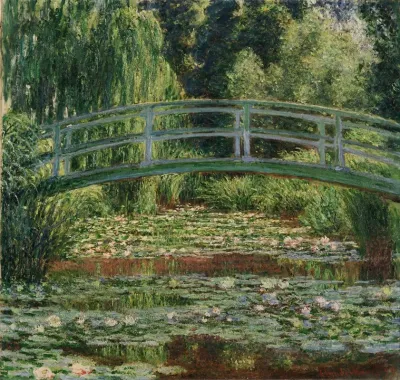 The Japanese Footbridge And The Water Lily Pool Giverny