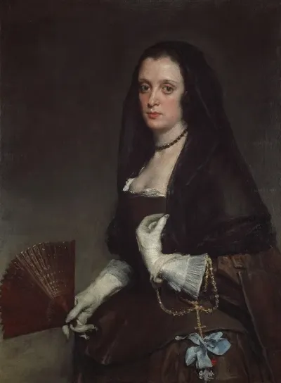 The Lady With A Fan