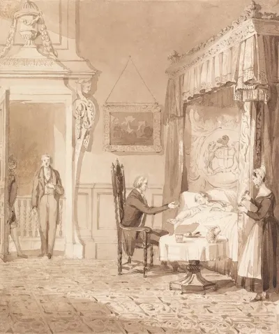 The Life Of A Nobleman Scene The Ninth The Sick Room