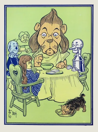 The Lion Ate Some Of The Porridge