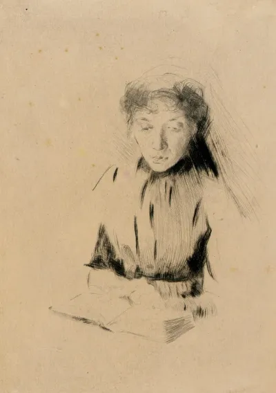 The Little Portrait Young Woman