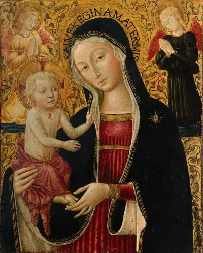 The Madonna And Child With Angels 3