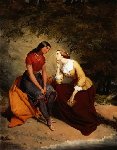 The Meeting Of Hetty And Hist