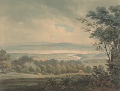 The Meeting Of The Rivers Severn And Wye Near Chepstow