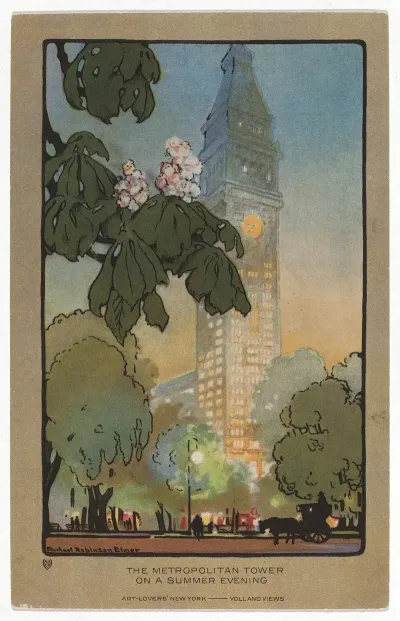 The Metropolitan Tower On A Summer Evening