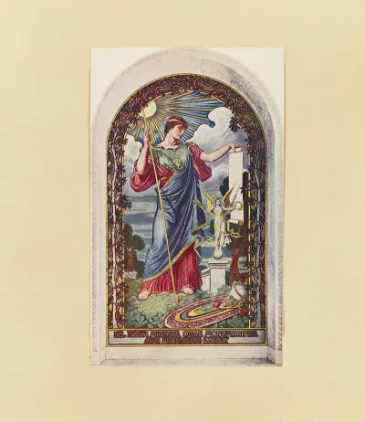 The Minerva Of Peace After Elihu Vedder