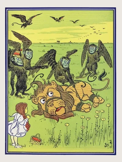 The Monkeys Wound Many Coils About His Body