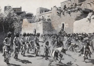 The Moqui Indian Snake Dance