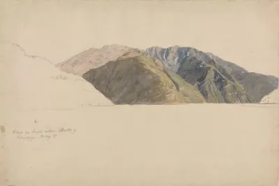 The Mountain Bleia By Sognefjorden