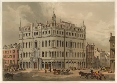 The New Masonic Temple Boston