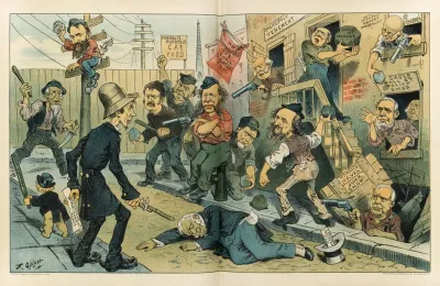 The New Policeman On The Beat The Monopoly Gang Defies Him