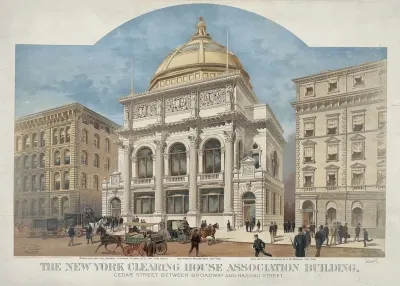 The New York Clearing House Association Building Cedar Street Between Broadway And Nassau Street