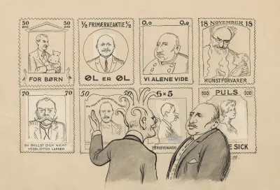 The Octopus Displays Alternative Stamps